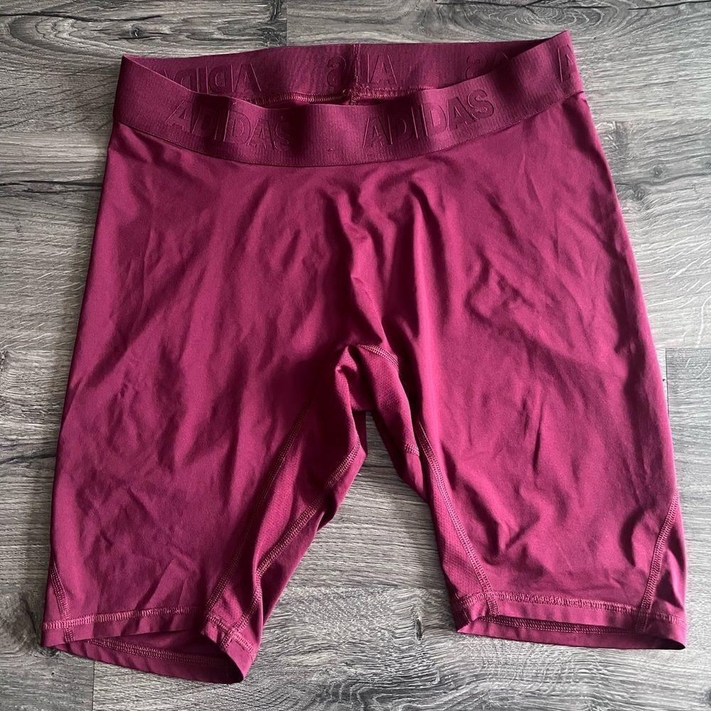 Adidas Women's Burgundy Shorts